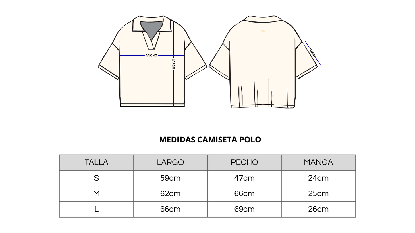 Camiseta Polo Boxy El sabor de puerto rico