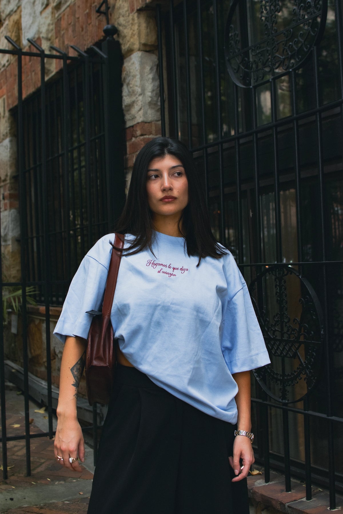 Camiseta Boxy Hagamos lo que diga el corazón