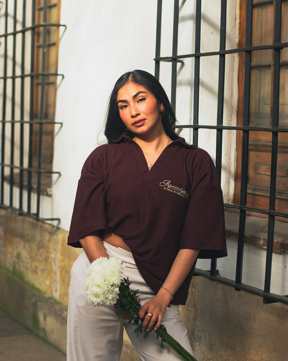 Camiseta Polo Boxy El sabor de puerto rico