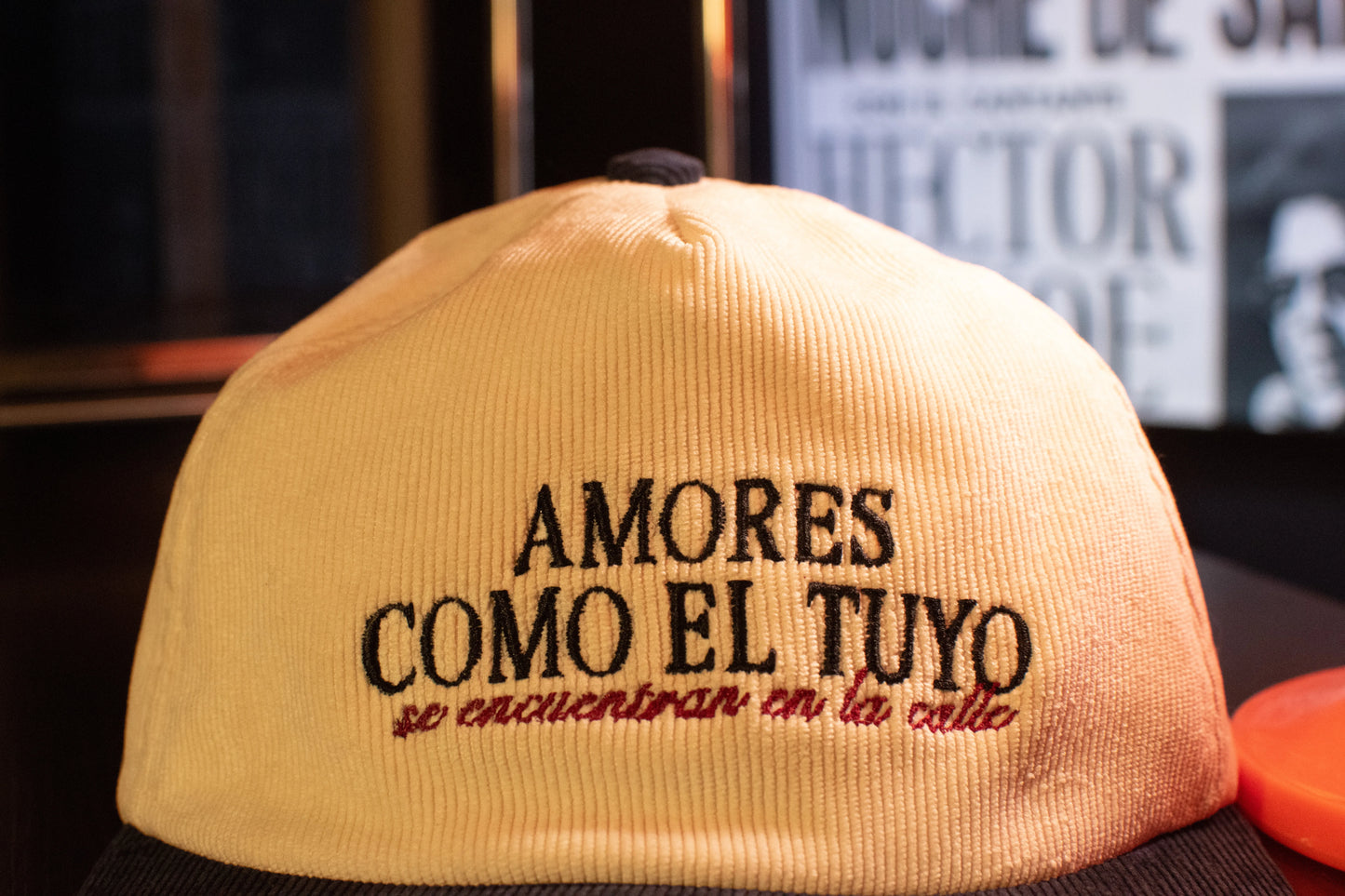 Gorra Bicolor Pana Amores Como el Tuyo