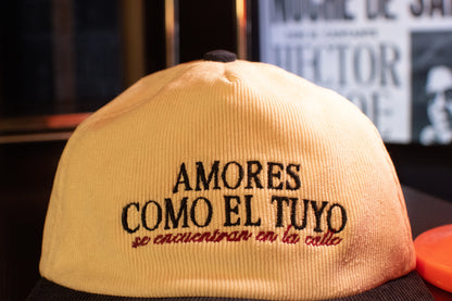 Gorra Bicolor Pana Amores Como el Tuyo