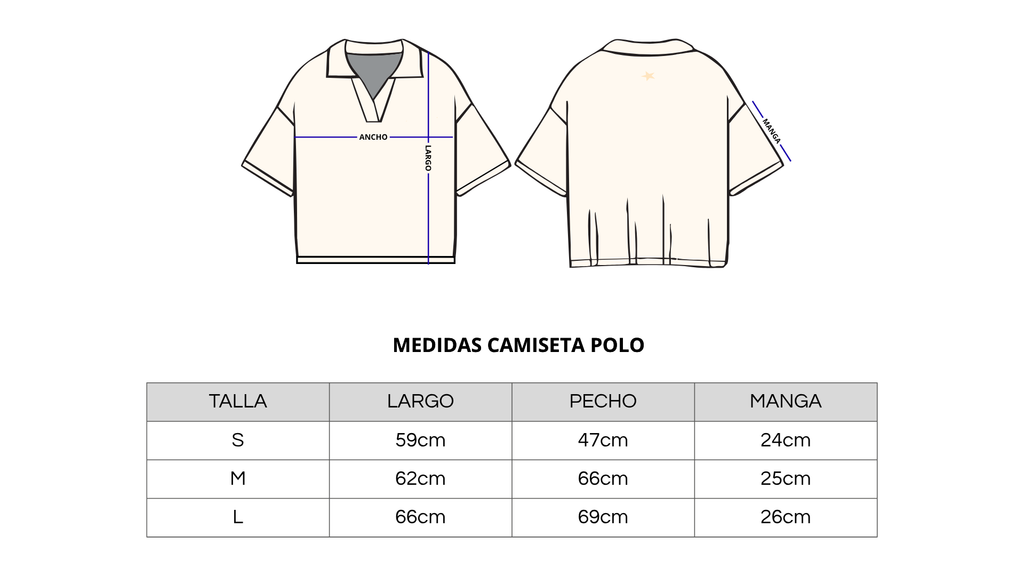 Camiseta Polo Boxy El sabor de puerto rico