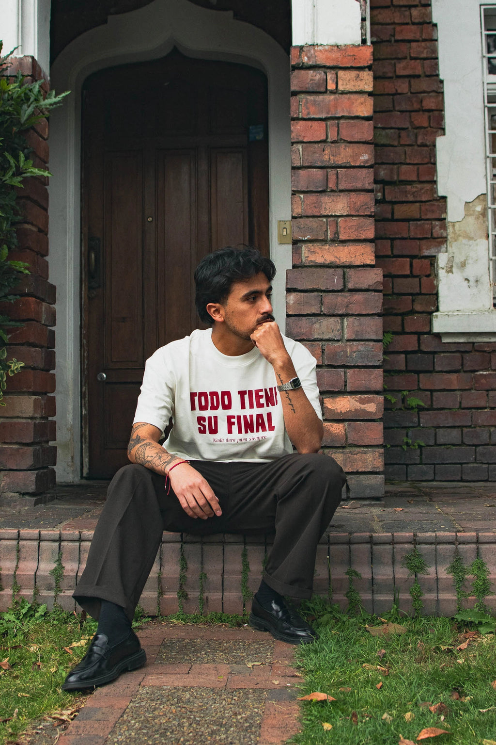 Camiseta Todo tiene su final Blanco