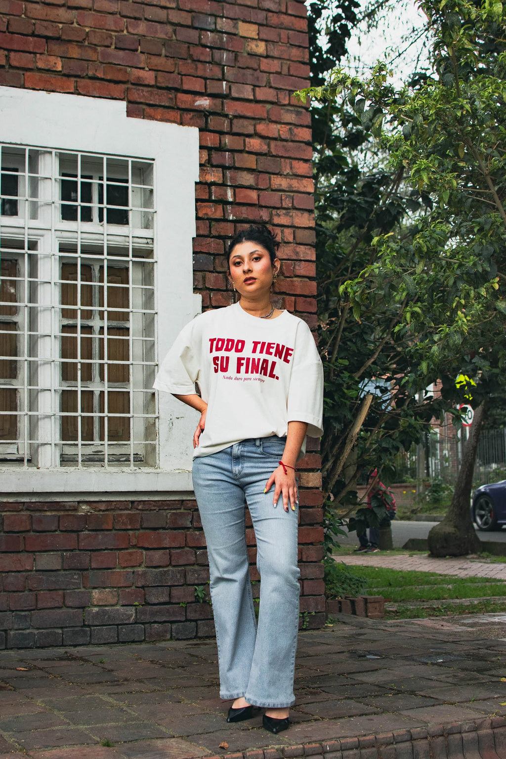 Camiseta Todo tiene su final Blanco