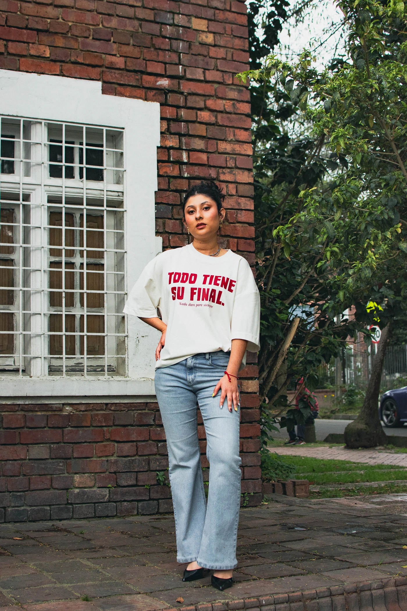 Camiseta Todo tiene su final Blanco