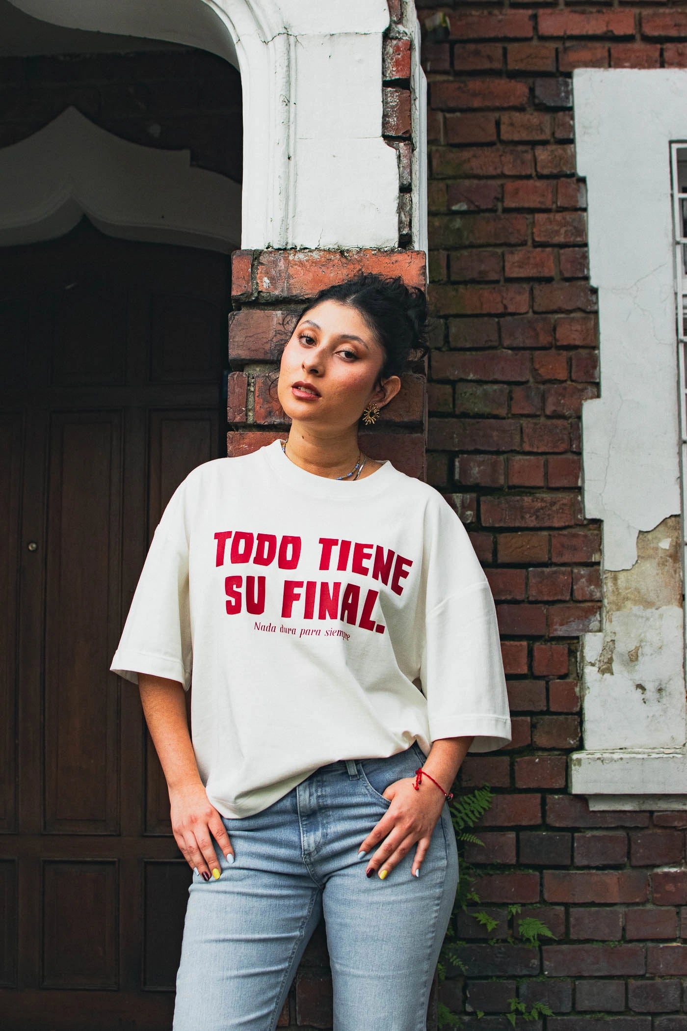 Camiseta Todo tiene su final Blanco