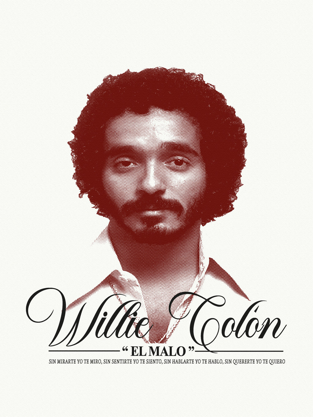 Camiseta Willie Colón "El Malo"