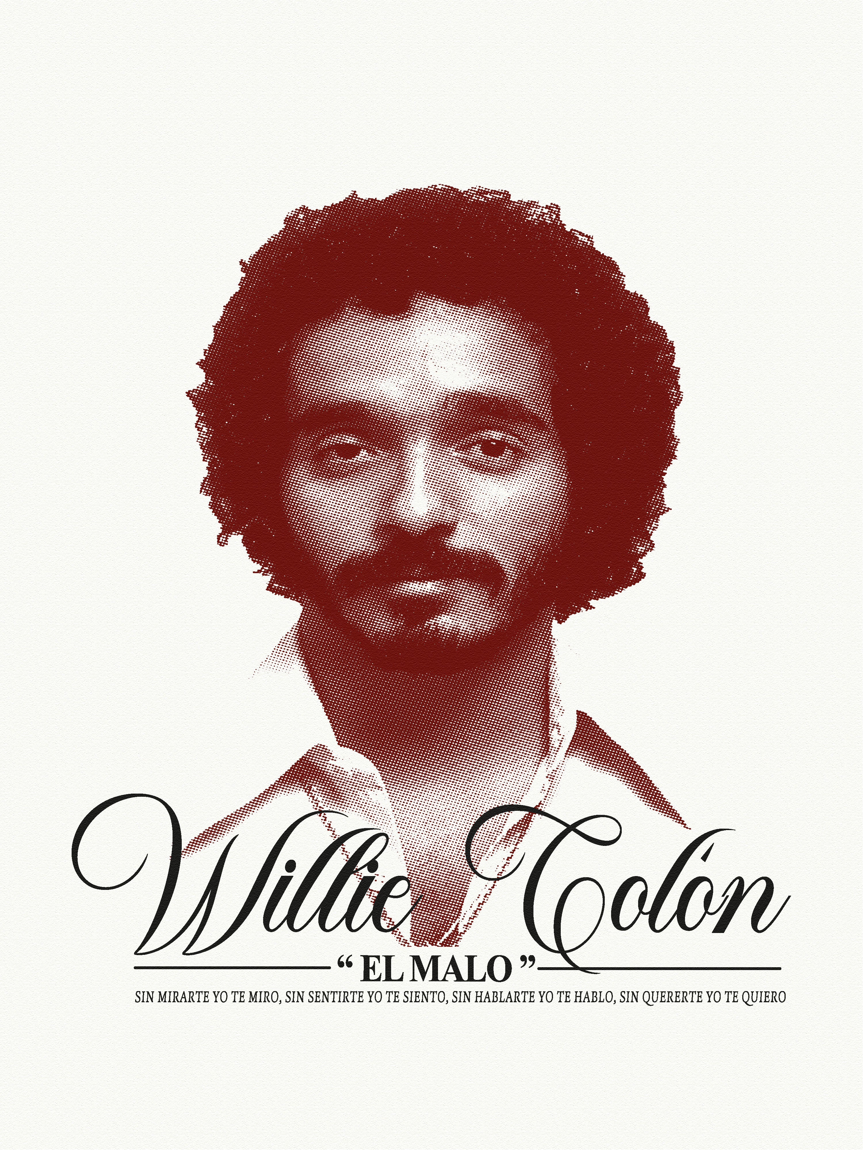 Camiseta Willie Colón "El Malo"